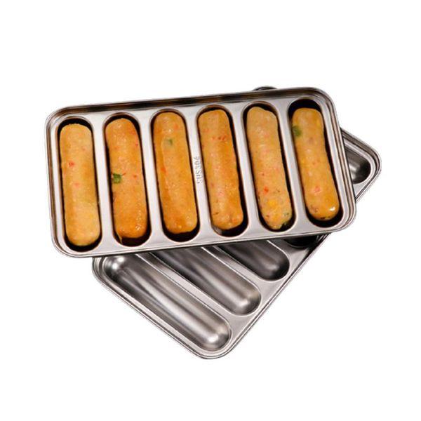 pans 6 grid stainless steel ham dog burger make mould diy sausage making baby food supplement baking tools kitchen supplies
pans 6 grid stainless steel ham dog burger make mould diy sausage making baby food supplement baking tools kitchen supplies