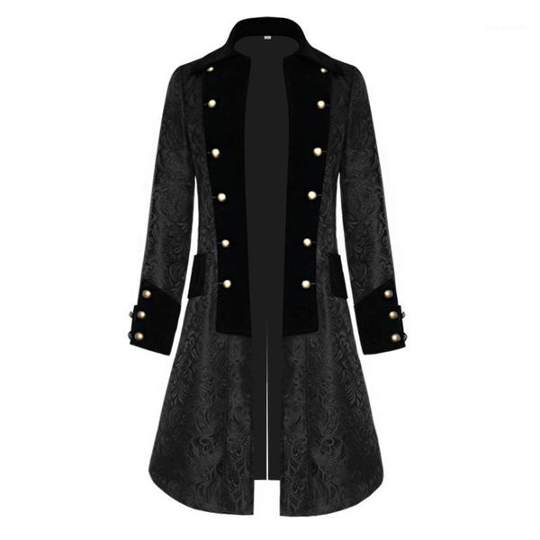 men's trench coats mens steampunk vintage tailcoat jacket gothic victorian frock coat uniform halloween costume men jacquard velvet tux, Tan;black
men's trench coats mens steampunk vintage tailcoat jacket gothic victorian frock coat uniform halloween costume men jacquard velvet tux, Tan;black