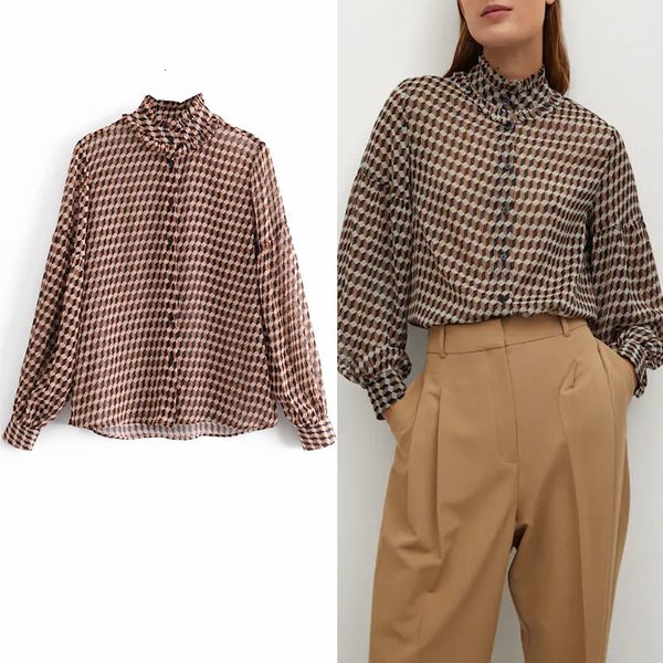 dresses vintage print ruffle blouse women long sleeve office lady shirt female fashion front button loose, Black;gray
dresses vintage print ruffle blouse women long sleeve office lady shirt female fashion front button loose, Black;gray