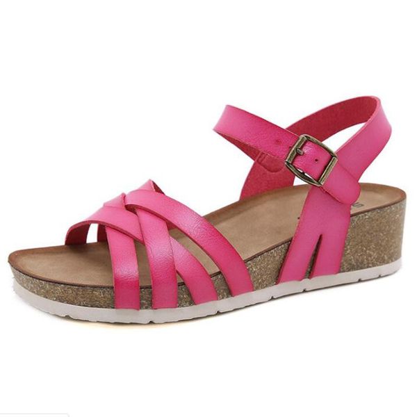 wedges shoes for women high heels sandals summer non-slip beach female platform cross bandage cork rome q248, Black
wedges shoes for women high heels sandals summer non-slip beach female platform cross bandage cork rome q248, Black