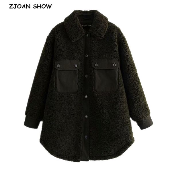 women's wool & blends winter stylish notched collar hairy shaggy faux fur shirt coat black woman shearling fluffy jackets keep war
women's wool & blends winter stylish notched collar hairy shaggy faux fur shirt coat black woman shearling fluffy jackets keep war