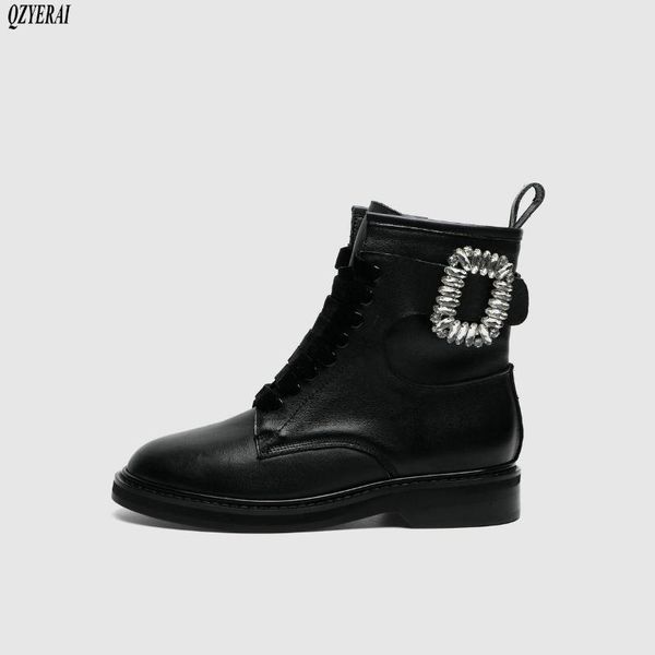 boots 2021 autumn/winter genuine leather women riding lace-up european brands diamond handmade high-end short, Black
boots 2021 autumn/winter genuine leather women riding lace-up european brands diamond handmade high-end short, Black