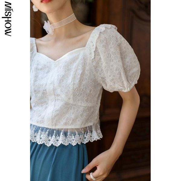women's blouses & shirts mishow chiffon shirt summer 2021 korean casual white slim v-neck elegant lace blouse mxa24x0017
women's blouses & shirts mishow chiffon shirt summer 2021 korean casual white slim v-neck elegant lace blouse mxa24x0017