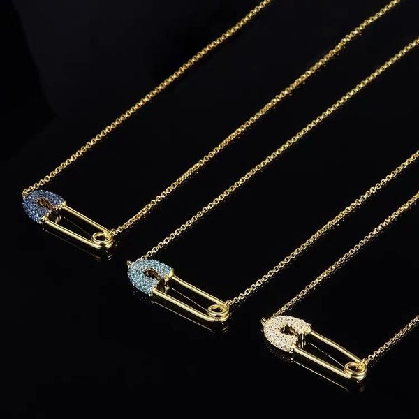 pendant necklaces fashion unique paper clip safety pin pendent necklace bling tiny cz punk collar jewelry accessoris, Silver
pendant necklaces fashion unique paper clip safety pin pendent necklace bling tiny cz punk collar jewelry accessoris, Silver