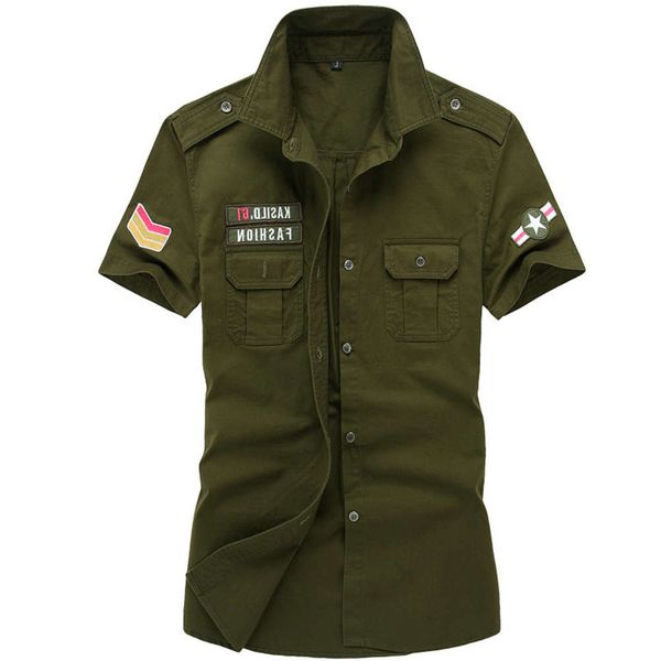 shirts2020 summer short sleeve shirt men's work large size half sleeve military clothes men's shirt, White;black
shirts2020 summer short sleeve shirt men's work large size half sleeve military clothes men's shirt, White;black