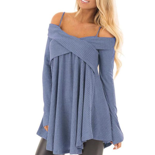 women's sweaters splicing solid color sling long sleeve sweater womens ribbed women knitted 2021 knit, White;black
women's sweaters splicing solid color sling long sleeve sweater womens ribbed women knitted 2021 knit, White;black