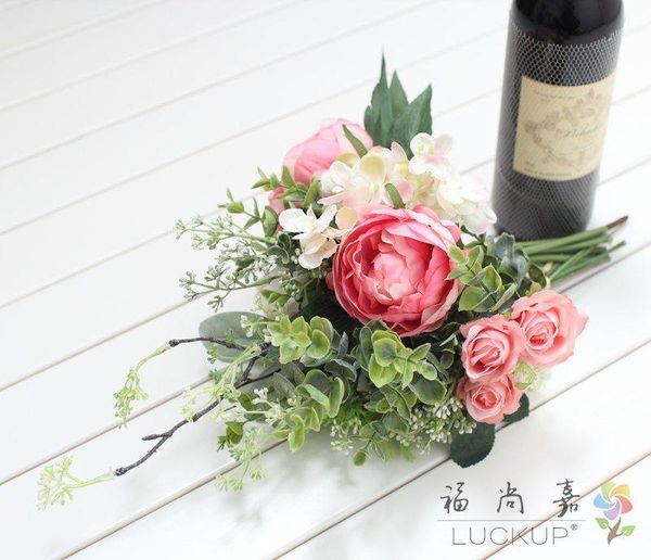 decorative flowers & wreaths 1 pcs lovely artificial silk rose wedding bouquet party home decoration gift f560
decorative flowers & wreaths 1 pcs lovely artificial silk rose wedding bouquet party home decoration gift f560
