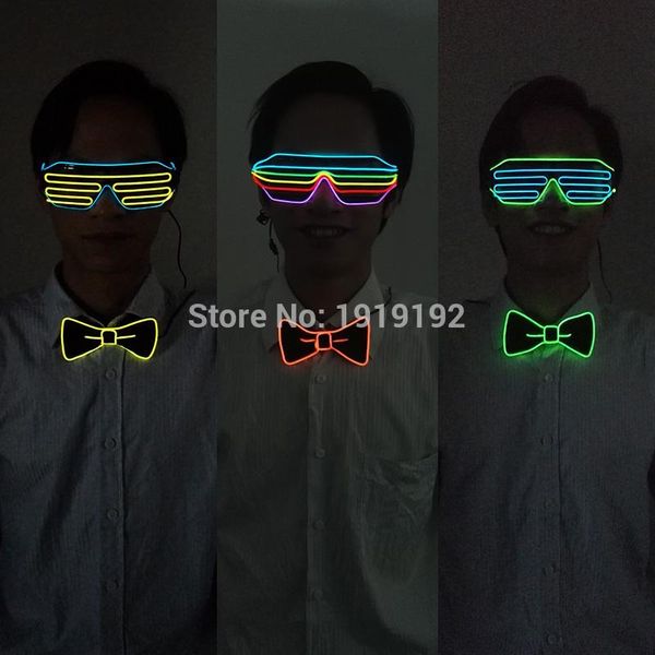 suit el wire glasses + bow tie glow party supplies led light up decoration dj night club costume holiday diy decorations
suit el wire glasses + bow tie glow party supplies led light up decoration dj night club costume holiday diy decorations