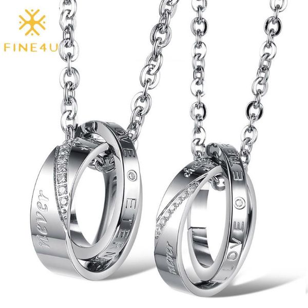 his hers matching set necklace for couples stainless steel promise love pendant necklaces gifts anniversary, Silver
his hers matching set necklace for couples stainless steel promise love pendant necklaces gifts anniversary, Silver