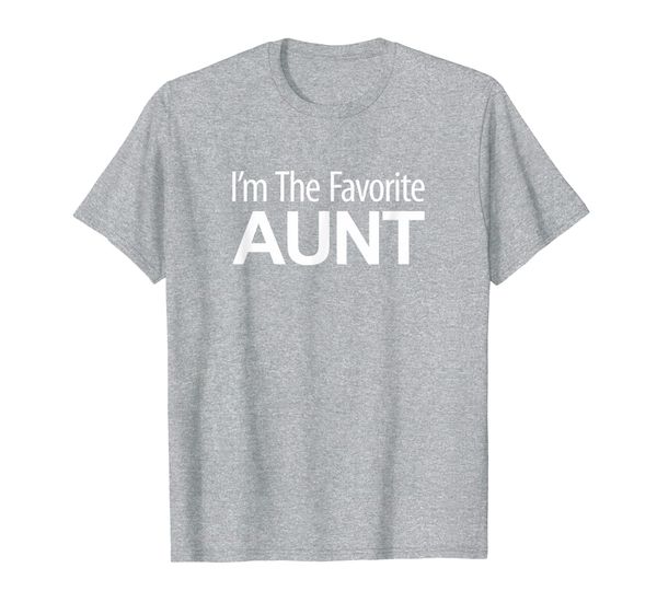 i'm the favorite aunt - t-shirt, White;black 
i'm the favorite aunt - t-shirt, White;black