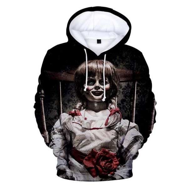 men's hoodies & sweatshirts annabelle 3d men women harajuku hoodie pullovers print horror movie streetwear clothes, Black
men's hoodies & sweatshirts annabelle 3d men women harajuku hoodie pullovers print horror movie streetwear clothes, Black