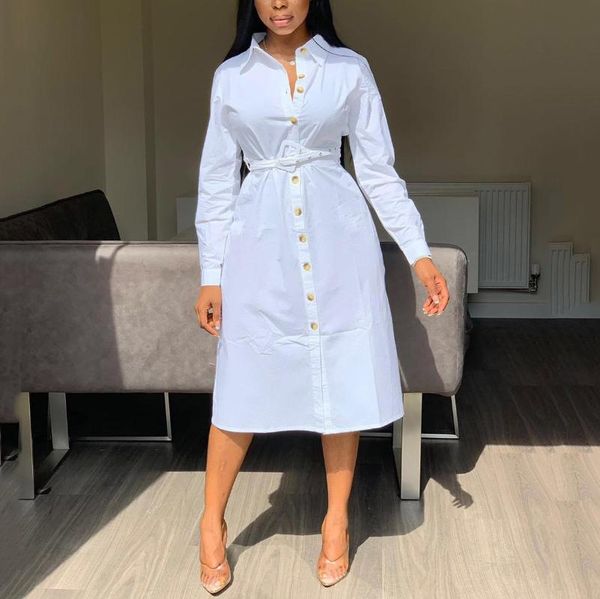 casual dresses women dress shirts slim fit full sleeve white single breasted high waist mid calf fashion street elegant midi bulks, Black;gray
casual dresses women dress shirts slim fit full sleeve white single breasted high waist mid calf fashion street elegant midi bulks, Black;gray