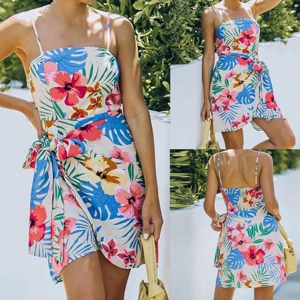 casual dresses boho beach women's summer floral print suspenders bandage sleeveless clothes for women vestidos sukienka, Black;gray
casual dresses boho beach women's summer floral print suspenders bandage sleeveless clothes for women vestidos sukienka, Black;gray
