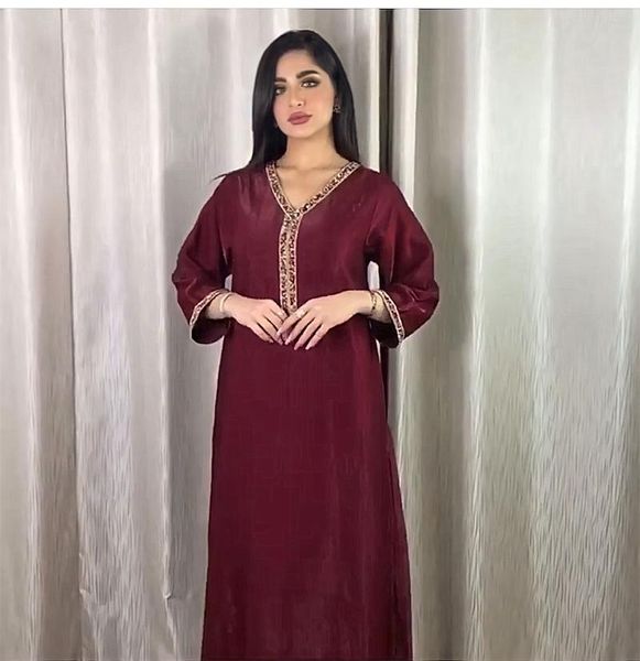 casual dresses jalabiya long sleeve maxi dress for women fall 2021 dubai abaya fashion diamond ribbon v neck muslim arabic robe, Black;gray
casual dresses jalabiya long sleeve maxi dress for women fall 2021 dubai abaya fashion diamond ribbon v neck muslim arabic robe, Black;gray