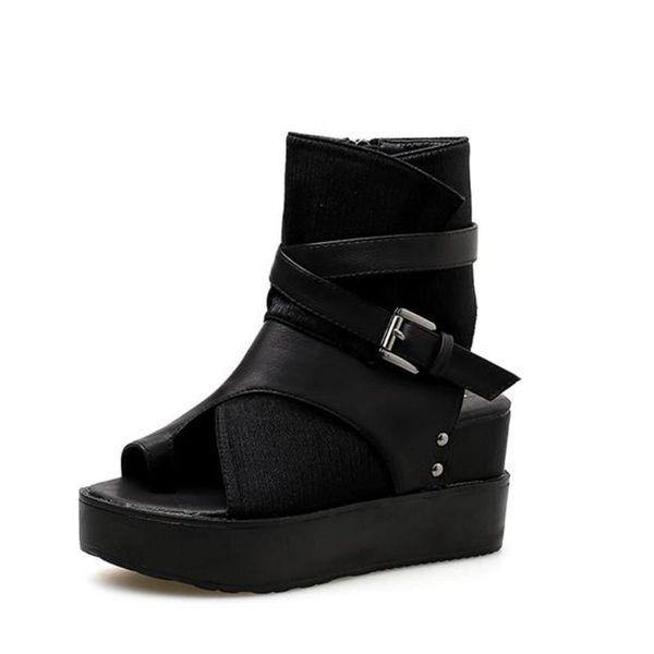 fashion personality womens roman breathable high help slim female sandals autumn heel shoes retro wedge with black
fashion personality womens roman breathable high help slim female sandals autumn heel shoes retro wedge with black