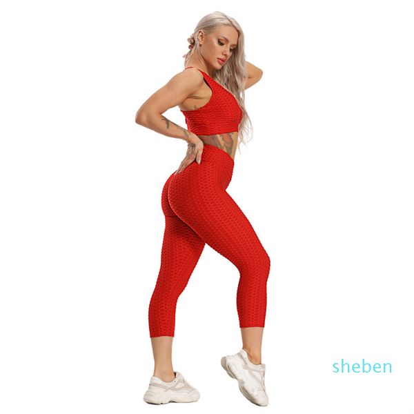 booty yoga set fitness women workout suit calf-length pants sleeveless sports bra crop gym clothing high waist leggings, White;red
booty yoga set fitness women workout suit calf-length pants sleeveless sports bra crop gym clothing high waist leggings, White;red