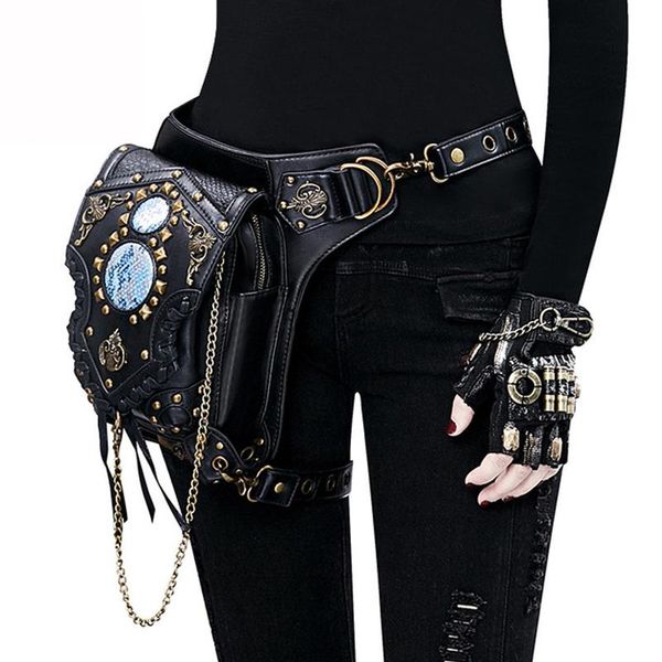 punk motorcycle woman waist bag fashion retro shoulder personality outdoor messenger bags men black leather chest pack
punk motorcycle woman waist bag fashion retro shoulder personality outdoor messenger bags men black leather chest pack