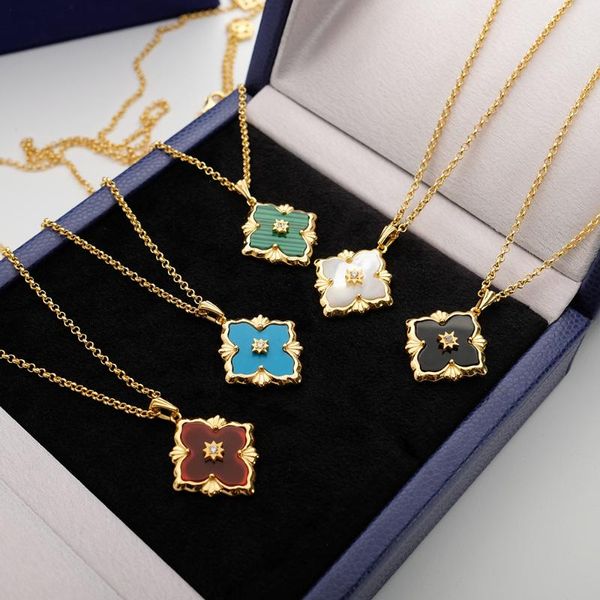 chains amorita 925s 18k gold clover flower necklace lucky leaf natural agate series luxry jewelry bridal, Silver
chains amorita 925s 18k gold clover flower necklace lucky leaf natural agate series luxry jewelry bridal, Silver