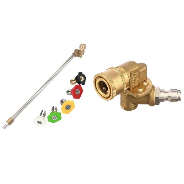 pcs pivoting coupler for pressure washer spray nozzle & 1 set wand with adjustable angle water gun snow foam lance
pcs pivoting coupler for pressure washer spray nozzle & 1 set wand with adjustable angle water gun snow foam lance