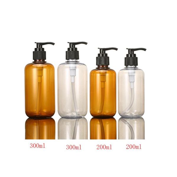 storage bottles & jars 20pcs 200ml 300ml brown clear pump bottle emulsion bottling cosmetics packaging pet plastic for trial of shampoo
storage bottles & jars 20pcs 200ml 300ml brown clear pump bottle emulsion bottling cosmetics packaging pet plastic for trial of shampoo