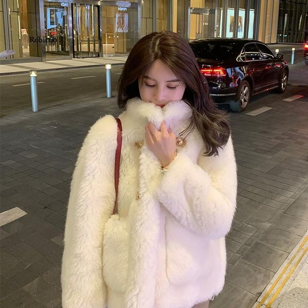 women's fur & faux coat women fake mink jacket plus size white jackets for winter 2021 chaquetas invierno mujer, Black
women's fur & faux coat women fake mink jacket plus size white jackets for winter 2021 chaquetas invierno mujer, Black