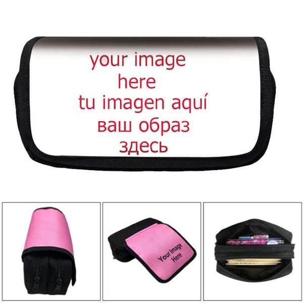 customize your / name image cosmetic cases pencil bag women makeup teenager boys girls stationary holder bags
customize your / name image cosmetic cases pencil bag women makeup teenager boys girls stationary holder bags