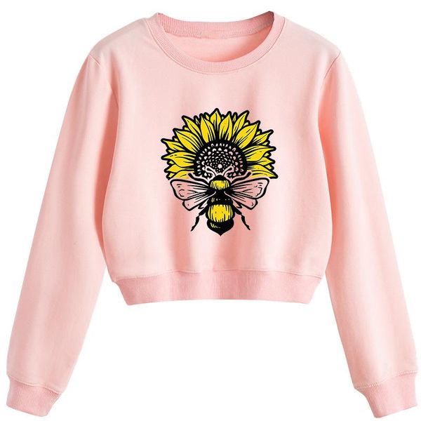 women's hoodies & sweatshirts women bee sunflowers ladies funny letter print streetwear graphics crop pullover floral trendy sweatshir, Black
women's hoodies & sweatshirts women bee sunflowers ladies funny letter print streetwear graphics crop pullover floral trendy sweatshir, Black