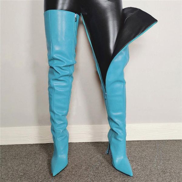 boots 2021 women's over-the-knee pu leather women high knee colorful long for girls heels boot female, Black
boots 2021 women's over-the-knee pu leather women high knee colorful long for girls heels boot female, Black