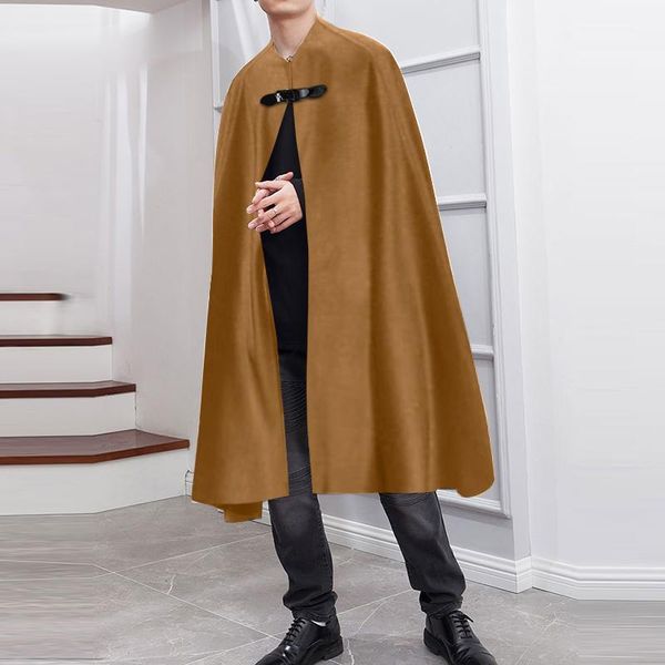 men's trench coats incerun american style 2021 men knee-length cloak male fashionable casual solid comeforable leather buckle s-5xl, Tan;black
men's trench coats incerun american style 2021 men knee-length cloak male fashionable casual solid comeforable leather buckle s-5xl, Tan;black