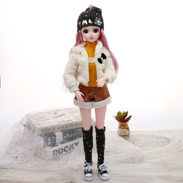 60cm bjd doll fashion girl 20 movable joint 1/3 romantic princess realistic doll girl most fashionable children birthday gift 
60cm bjd doll fashion girl 20 movable joint 1/3 romantic princess realistic doll girl most fashionable children birthday gift