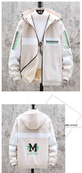 men's jackets 21-winter stripe multi-pocket sewing fashionable korean brand version plus veet male jacket, Black;brown
men's jackets 21-winter stripe multi-pocket sewing fashionable korean brand version plus veet male jacket, Black;brown