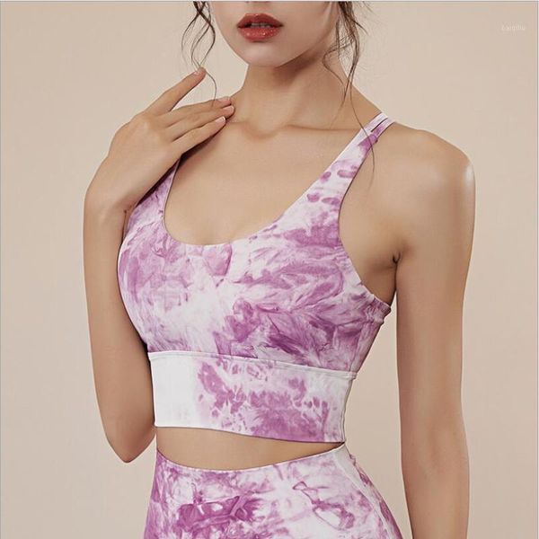 yoga outfit seamless tie-dye high-elastic bra fitness sports tank running clothing women
yoga outfit seamless tie-dye high-elastic bra fitness sports tank running clothing women