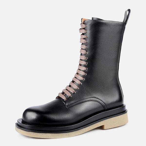women short boots real leather thick bottom women winter shoes fashion cool mid calf boots ladies footwear size 34-39, Black
women short boots real leather thick bottom women winter shoes fashion cool mid calf boots ladies footwear size 34-39, Black