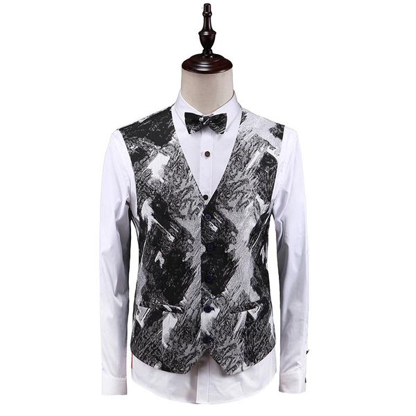 men's vests mogu 2021 spring classic slim fit comfortable vest gentlemen fashion floral large size 5xl waistcoat, Black;white
men's vests mogu 2021 spring classic slim fit comfortable vest gentlemen fashion floral large size 5xl waistcoat, Black;white