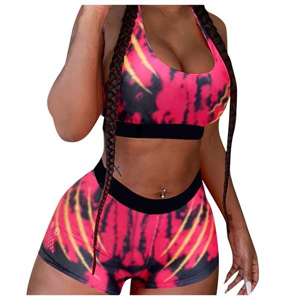 women's fashion tracksuit women casual tie dyed print sleeveless vest two piece set sports suits for tracksuits, Gray
women's fashion tracksuit women casual tie dyed print sleeveless vest two piece set sports suits for tracksuits, Gray