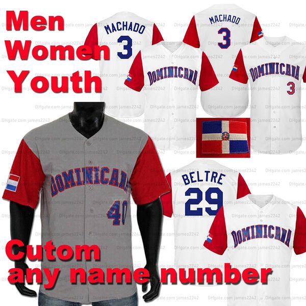 custom men women youth dominican world classic baseball jersey 22 robinson cano 19 jose bautista 3 manny machado 23 nelson cruz 6 starling m, Blue;black
custom men women youth dominican world classic baseball jersey 22 robinson cano 19 jose bautista 3 manny machado 23 nelson cruz 6 starling m, Blue;black