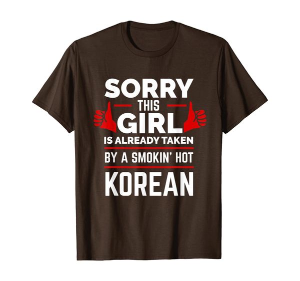 Sorry This Girl is Taken by Smoking Hot Korean Gift Korea T-Shirt, White;black
Sorry This Girl is Taken by Smoking Hot Korean Gift Korea T-Shirt, White;black