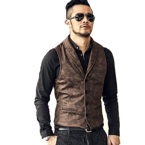 suede slim fit single breasted vest mens 2021 brand new fashion gothic steampunk victorian style waistcoat men casual, Black;white
suede slim fit single breasted vest mens 2021 brand new fashion gothic steampunk victorian style waistcoat men casual, Black;white