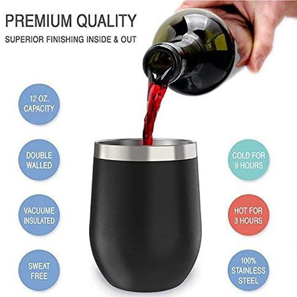 water bottles promotion 12 oz stainless steel tumbler with lid - wine double wall vacuum insulated travel cup for coffee, win
water bottles promotion 12 oz stainless steel tumbler with lid - wine double wall vacuum insulated travel cup for coffee, win