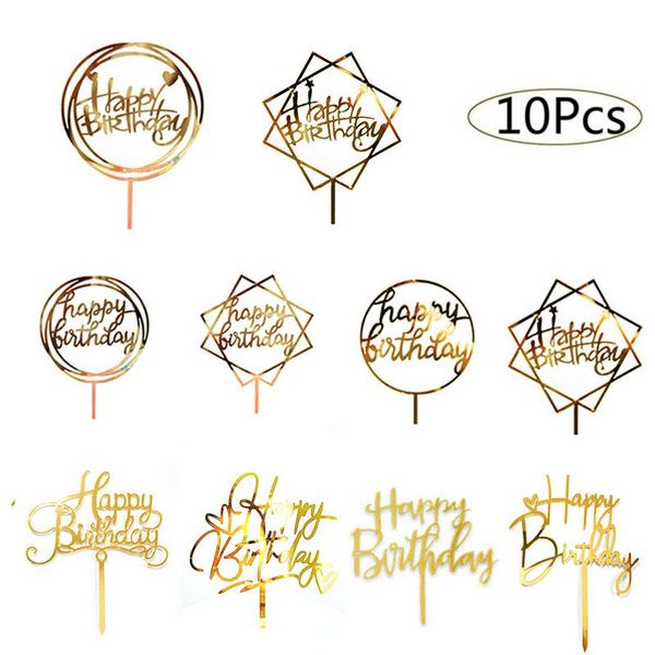 other festive & party supplies 10pcs happy birthday cake er acrylic gold ers decorations promotional items
other festive & party supplies 10pcs happy birthday cake er acrylic gold ers decorations promotional items