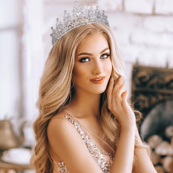 earrings & necklace wedding bridal tiaras crown set with earring kit necklack fashion handmade luxury crystal hair accessories for party pro, Silver
earrings & necklace wedding bridal tiaras crown set with earring kit necklack fashion handmade luxury crystal hair accessories for party pro, Silver