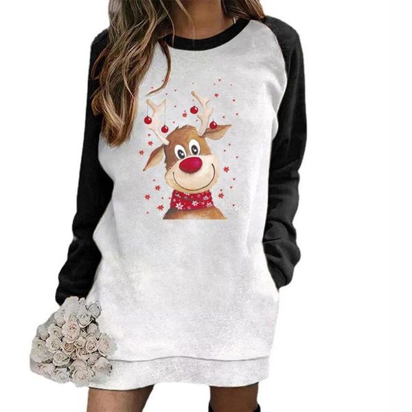 women's hoodies & sweatshirts casual christmas patchwork contrast long sleeve o neck fall loose deer print pocket basic pullovers overs, Black
women's hoodies & sweatshirts casual christmas patchwork contrast long sleeve o neck fall loose deer print pocket basic pullovers overs, Black