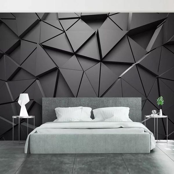self-adhesive waterproof mural wallpaper modern creative 3d black geometric wall sticker living room easy operate wallpapers
self-adhesive waterproof mural wallpaper modern creative 3d black geometric wall sticker living room easy operate wallpapers