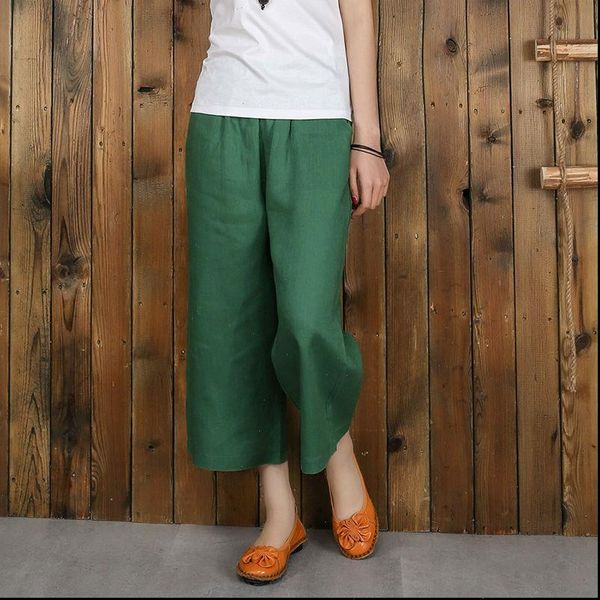 women capri arrival summer style pants plus size high waist loose wide leg solid cotton linen calf length d164, Black;white
women capri arrival summer style pants plus size high waist loose wide leg solid cotton linen calf length d164, Black;white