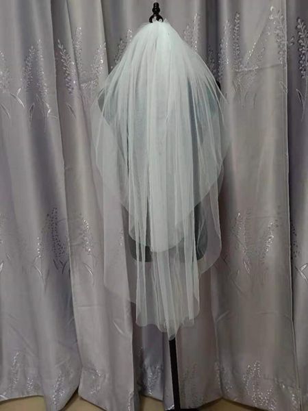 bridal veils wedding white lace raw edge 90 cmtwo layers can cover the face short veil, Black
bridal veils wedding white lace raw edge 90 cmtwo layers can cover the face short veil, Black