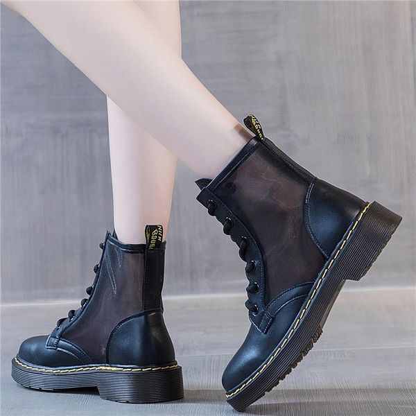 sandals boots women's net summer thin breathable ankle gauze spring english wind, Black
sandals boots women's net summer thin breathable ankle gauze spring english wind, Black