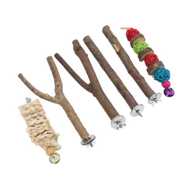 other bird supplies parrots stand branches set natural perch no paint for birds grinding