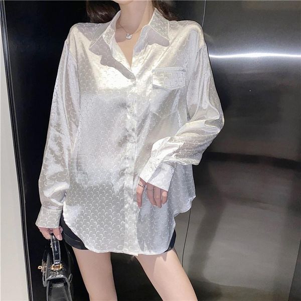 women's jackets western style of fund 2021 autumn sun moon jacquard satin shirt female easy leisure long-sleeved blouse ins, Black;brown
women's jackets western style of fund 2021 autumn sun moon jacquard satin shirt female easy leisure long-sleeved blouse ins, Black;brown
