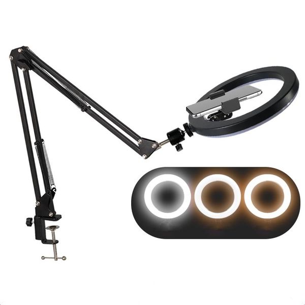 flash heads 26cm 10 inch selfie ring light with long arm holder pography led rim of lamp for smartphone live video streaming po studio
flash heads 26cm 10 inch selfie ring light with long arm holder pography led rim of lamp for smartphone live video streaming po studio