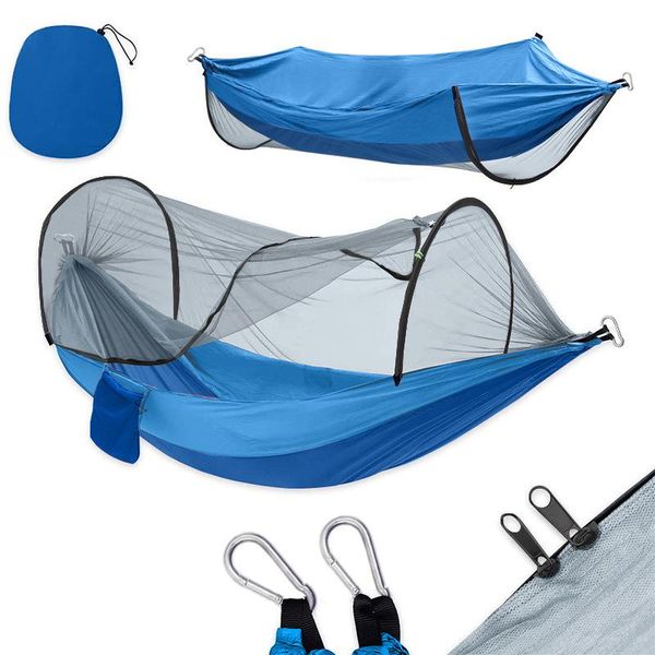 nylon automatic hammock durable safety for indoor outdoor hanging removable mosquito-proof camping 1p camp furniture
nylon automatic hammock durable safety for indoor outdoor hanging removable mosquito-proof camping 1p camp furniture